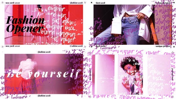 时尚活力片头AE模板