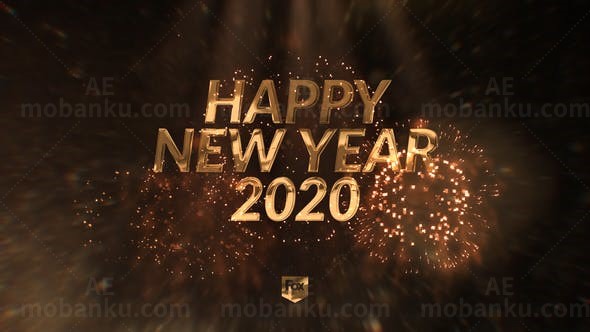 新年倒计时AE模板