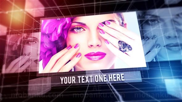 节奏动感线条电视栏目包装AE模板