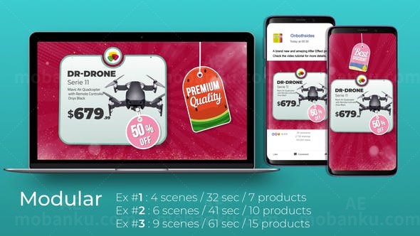 产品促销AE模板