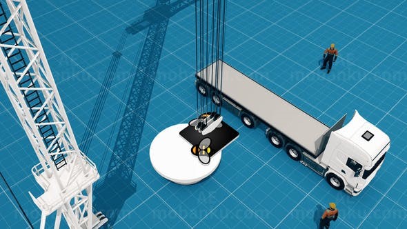 标志构建展示AE模板