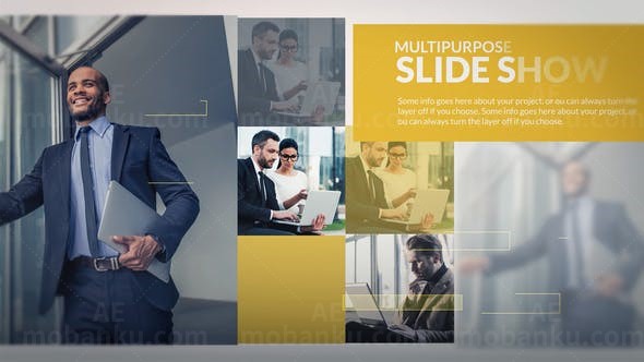 商务幻灯片AE模板