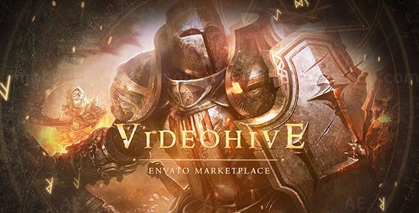 史诗级奇幻影视光粒飞舞预告展示AE模板