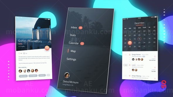 手机应用程序APP促销宣传展示AE模板