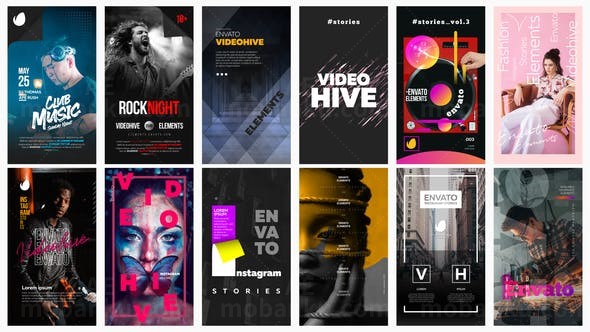 手机端视频包促销展示AE模板