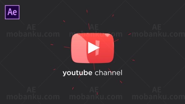 现代简约谷歌搜索框片头AE模板