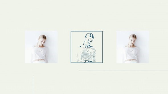 时尚元素宣传短片展示AE模板