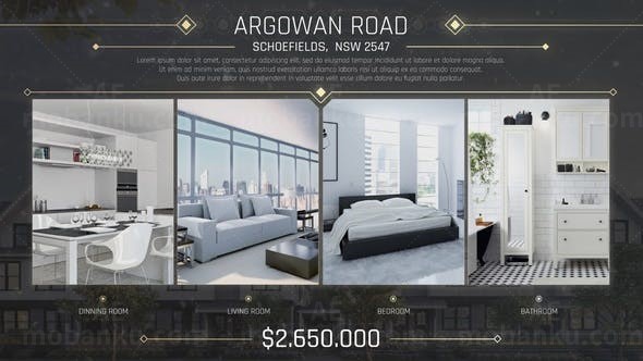 房地产住宅促销幻灯片展示AE模板