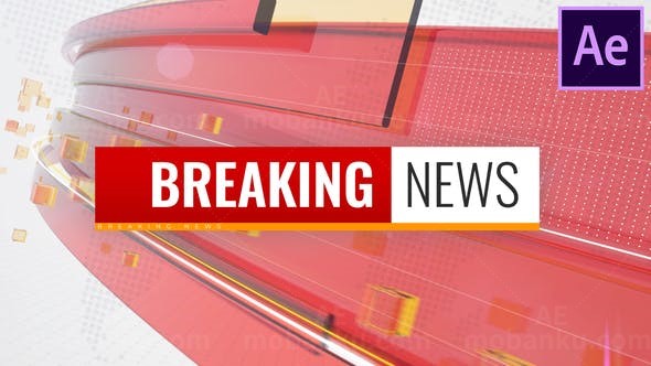 新闻栏目开场片头动态演绎AE模板