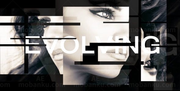 快节奏闪动演变电视包装AE模板