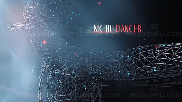 夜舞者嘻哈派对动感街舞宣传AE模板
