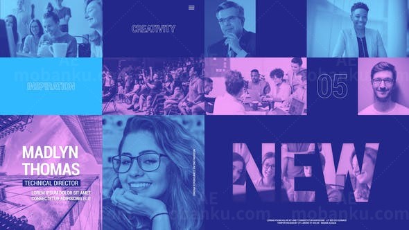 在线会议网络研讨商务培训宣传推广AE模板