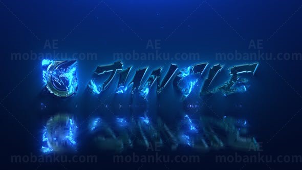 钢铁金属质感魔术标志片头AE模板