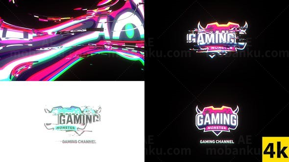 数字信号失真故障效果标志AE模板