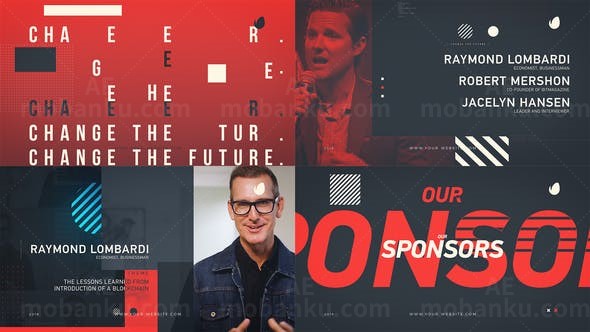 企业商务活动宣传视频展示AE模板