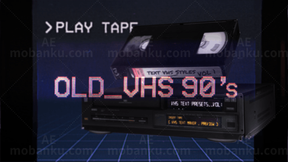 故障效果文本标题展示AE模板