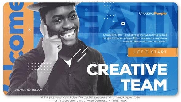 商业战略创意团队宣传展示AE模板