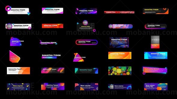 弹出字幕包AE模版