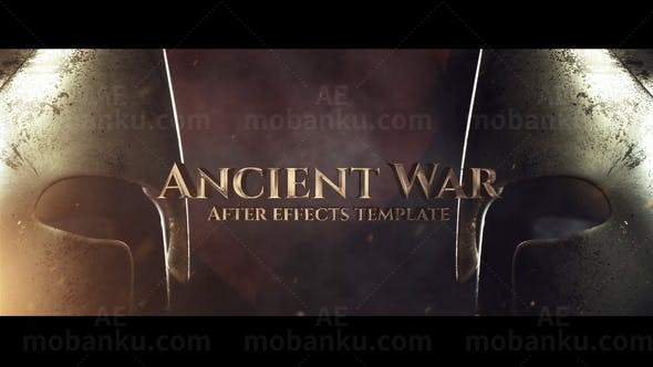 古代战争预告片AE模版