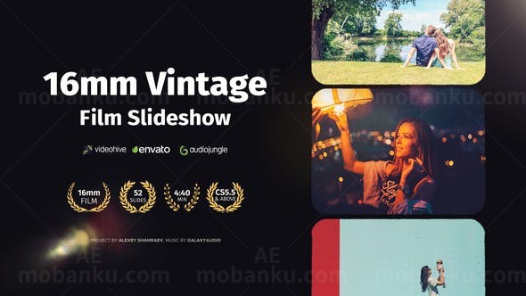 怀旧影视效果幻灯片