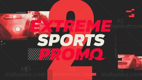 踏脚节奏极限运动宣传视频展示AE模板