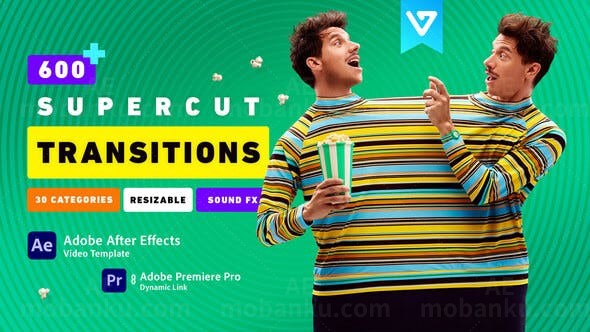 转场超级剪辑包AE模板