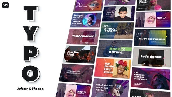 标题版式包AE模板