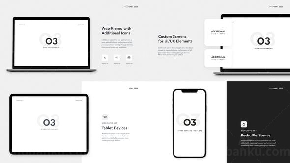 网站宣传AE模板