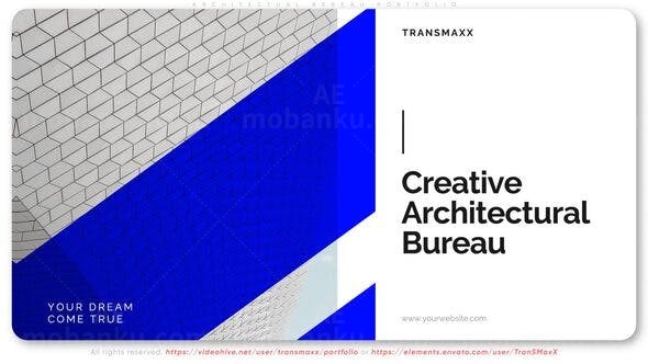 建筑师建筑设计作品展示AE模板