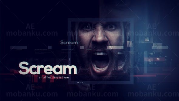 时髦动态混搭风格视频展示AE模板