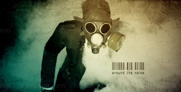 噪声过渡广告AE模板