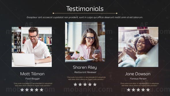 美食餐厅现代优雅风格宣传展示AE模板