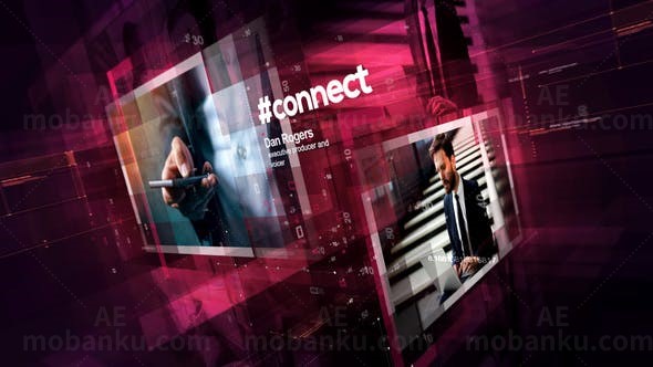 数字媒体空间视频展示AE模板