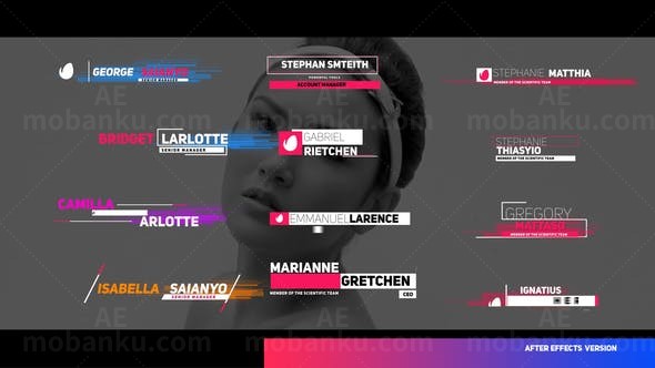 创意现代字幕AE模板