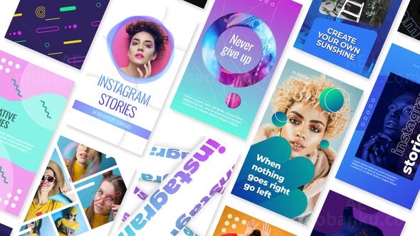 手机端创意宣传促销视频展示AE模板