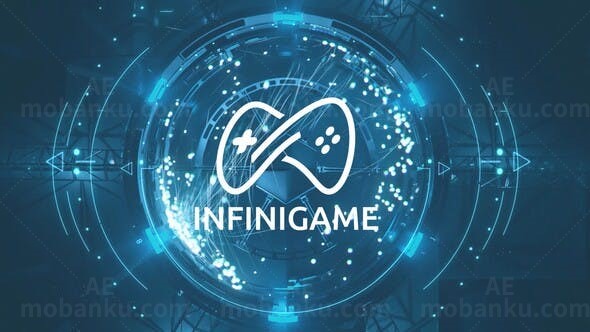 科幻未来粒子特效片头展示AE模板