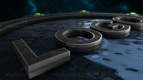 时空穿梭星门空间标志展示AE模板