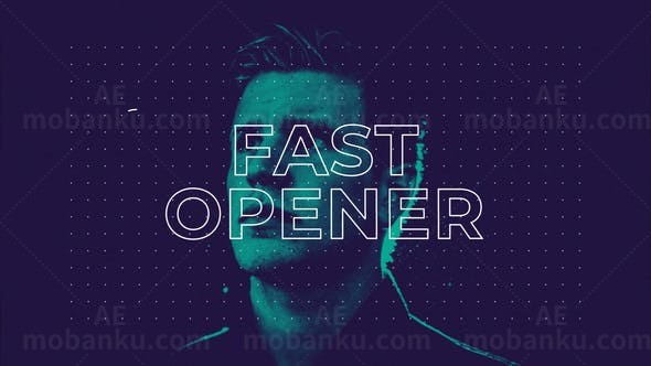 踏脚节奏快速切换片头AE模板