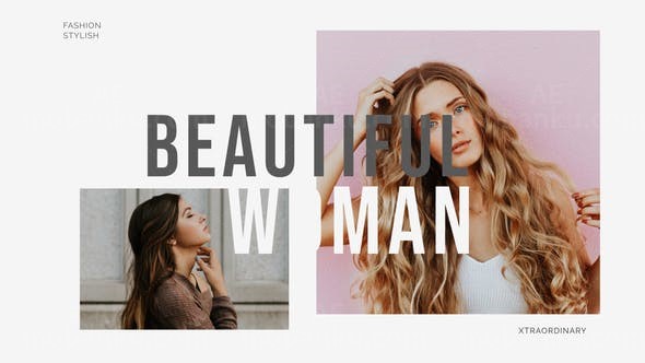 时尚快速踏脚节奏图片展示片头AE模板