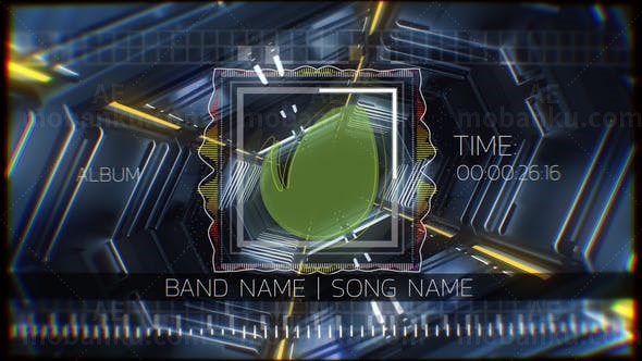 通道音频可视化AE模板