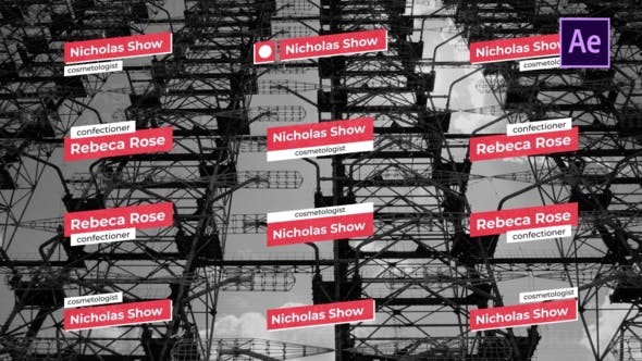 动态字幕AE模板