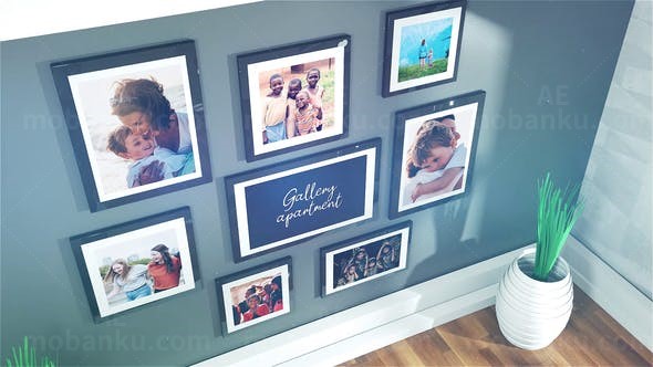 壁挂相册AE模板