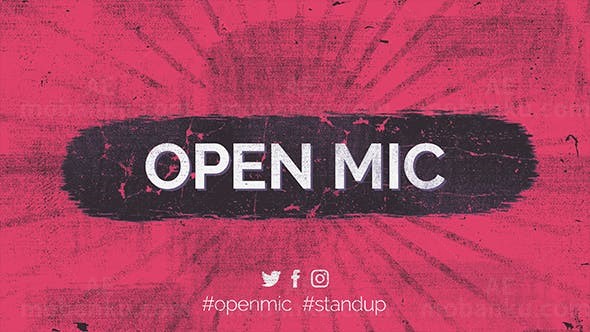 杂渍涂鸦效果片头展示AE模板