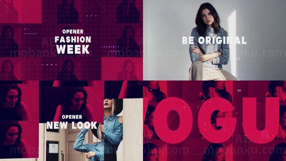 时尚能量片头AE模板