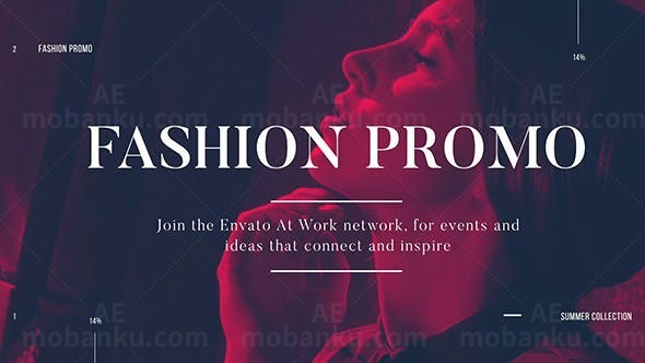 现代时尚魅力宣传视频展示AE模板