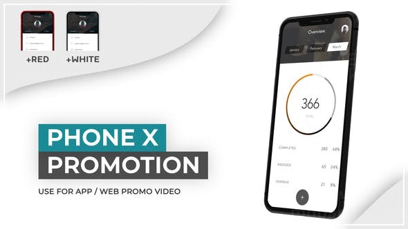 现代风格手机宣传AE模板