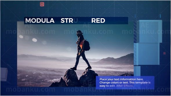 技术秀宣传图片幻灯片展示AE模板