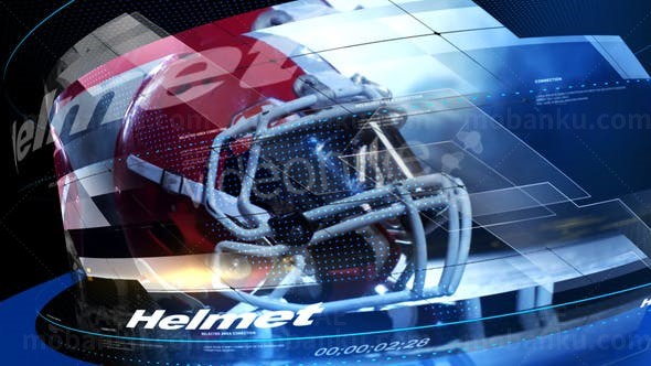 运动观察体育视野栏目片头包装AE模板