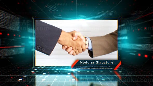 科技公司企业AE模板