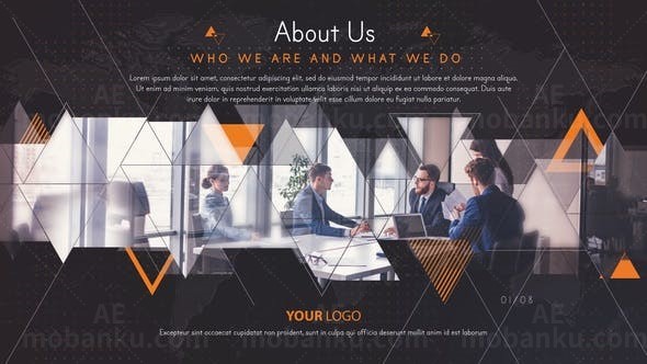 商务展示AE模板